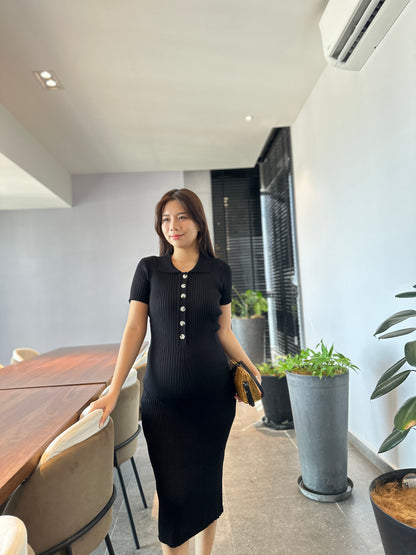 Yuna Knits Fitted Dress