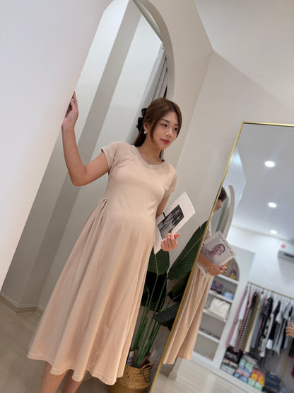 Caelyn Luxe Cotton Flow Dress