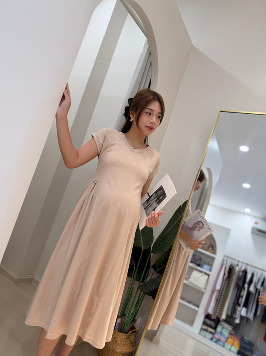 Caelyn Luxe Cotton Flow Dress