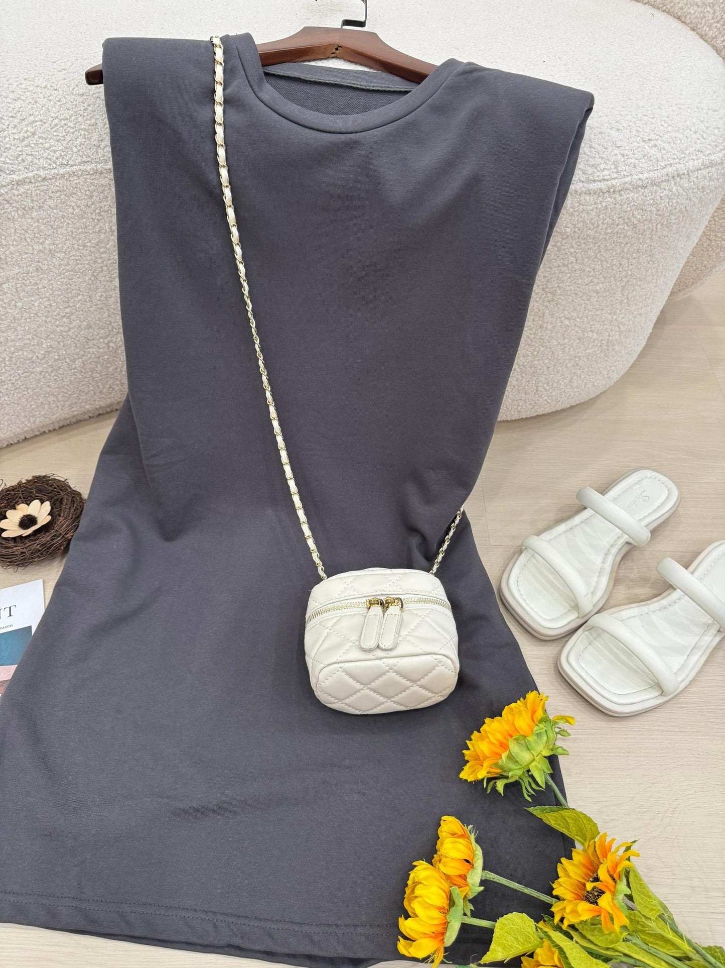 Eliah Sleeveless Cotton Dress