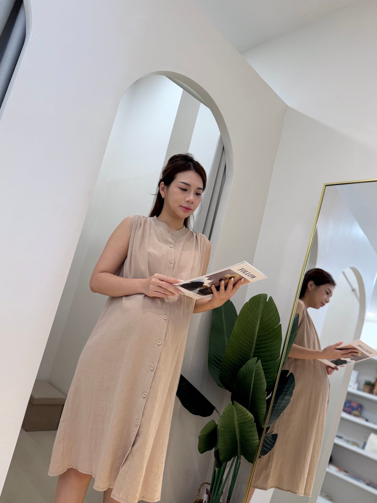 Jayee Sleeveless Summer Dress