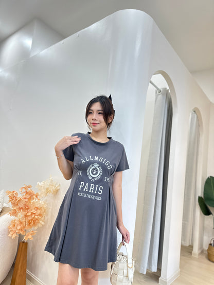 Elle Cotton Sleeved Dress