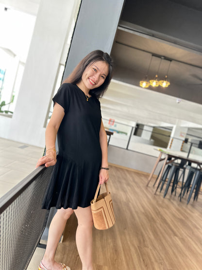 Janus Basic Cotton Flare Dress