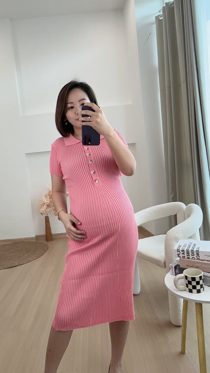 Yuna Knits Fitted Dress