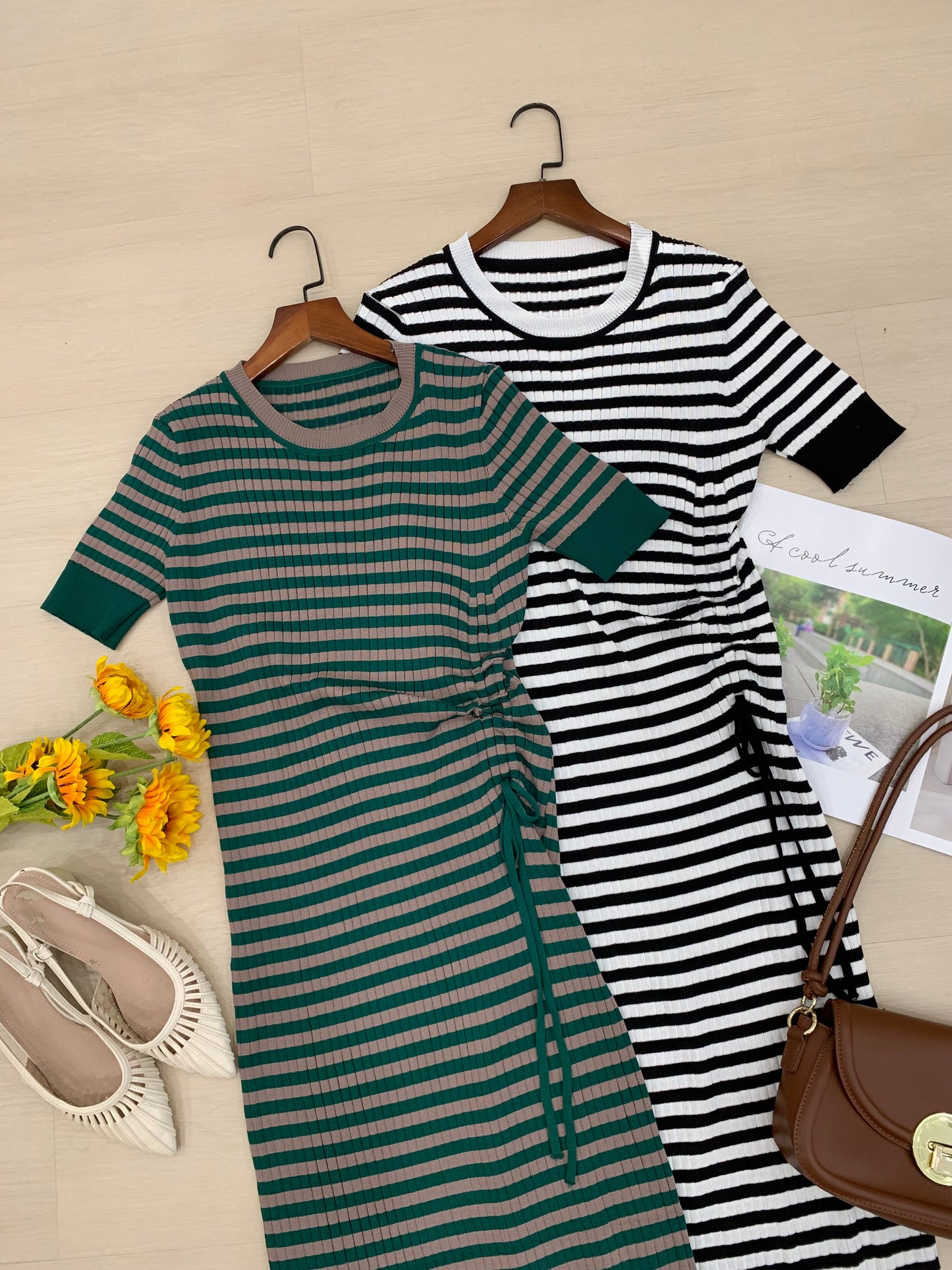 Kaelyn Stripe Knit Dress
