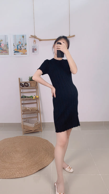 Monia Knitted Maternity Dress