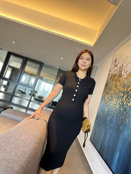 Yuna Knits Fitted Dress