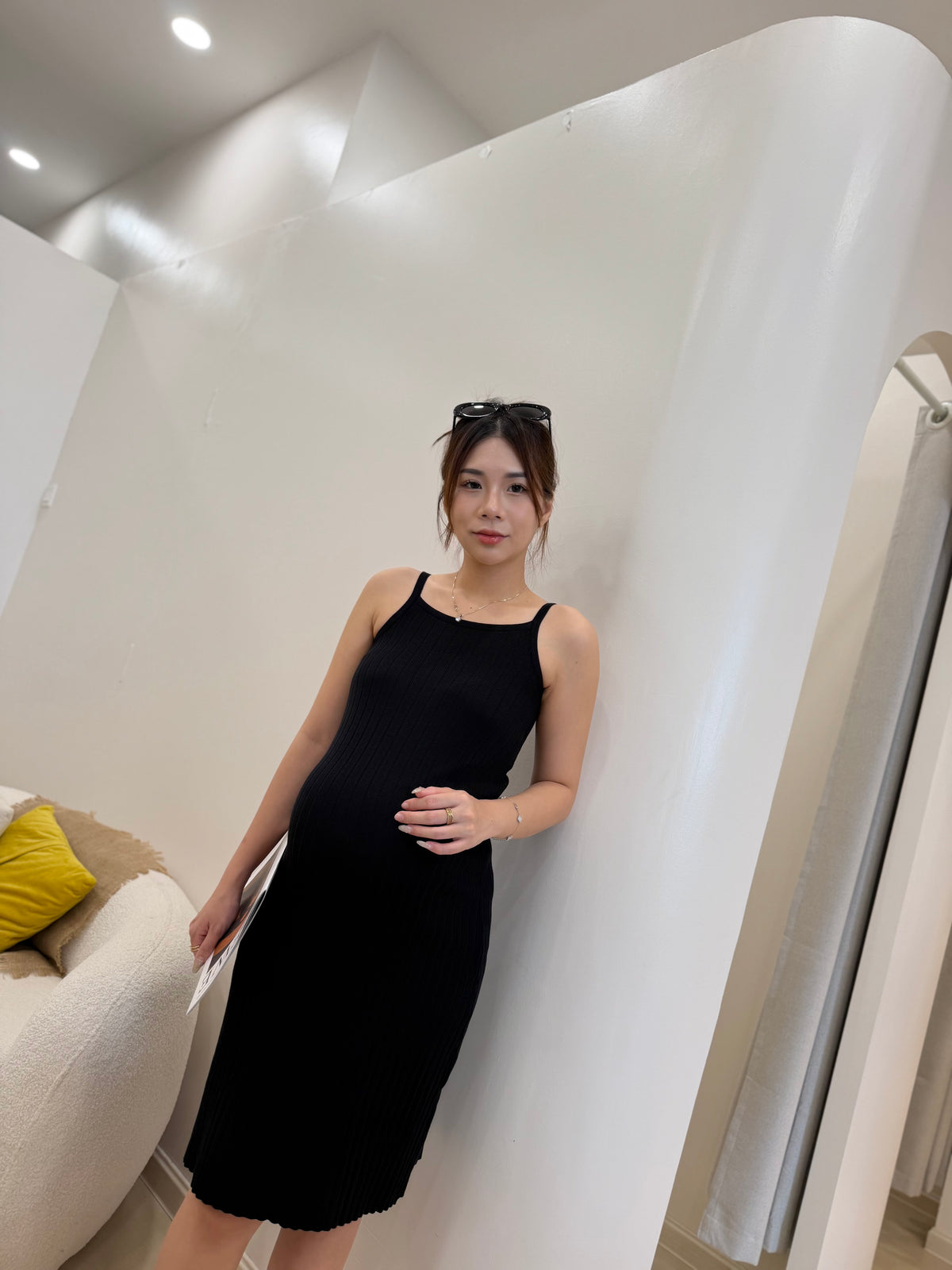 Hettie Ribbed Knit Dress