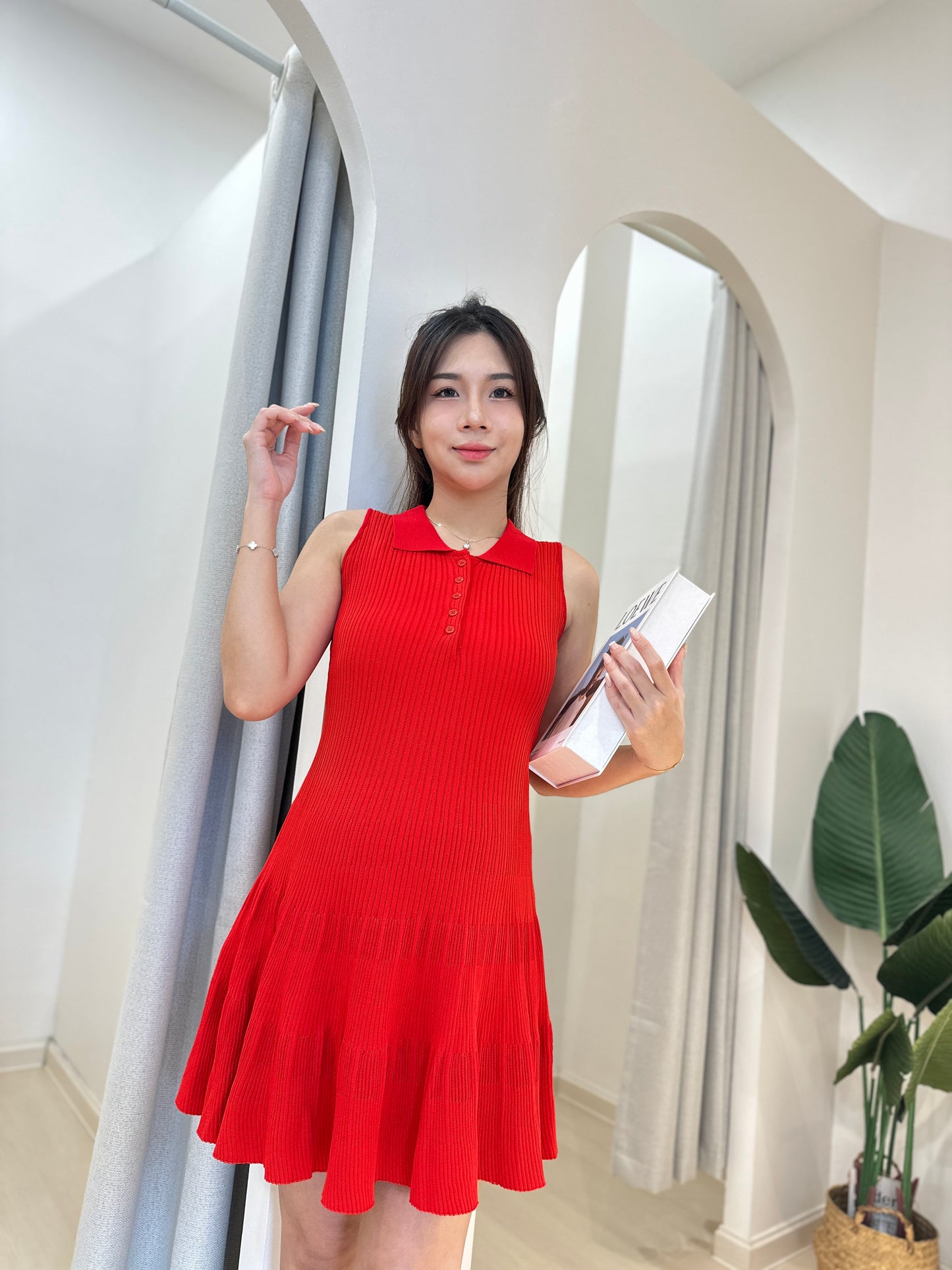 Valen Sleeveless Knitted Dress