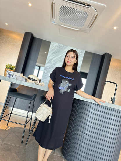 Gill Meow Comfy Tee Dress