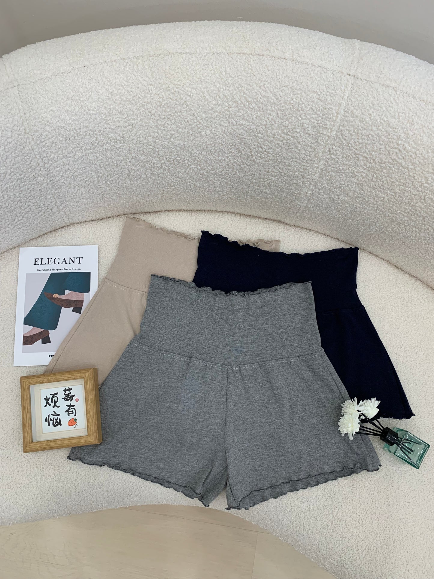 Annelly Premium Soft Flex Modal Shorts