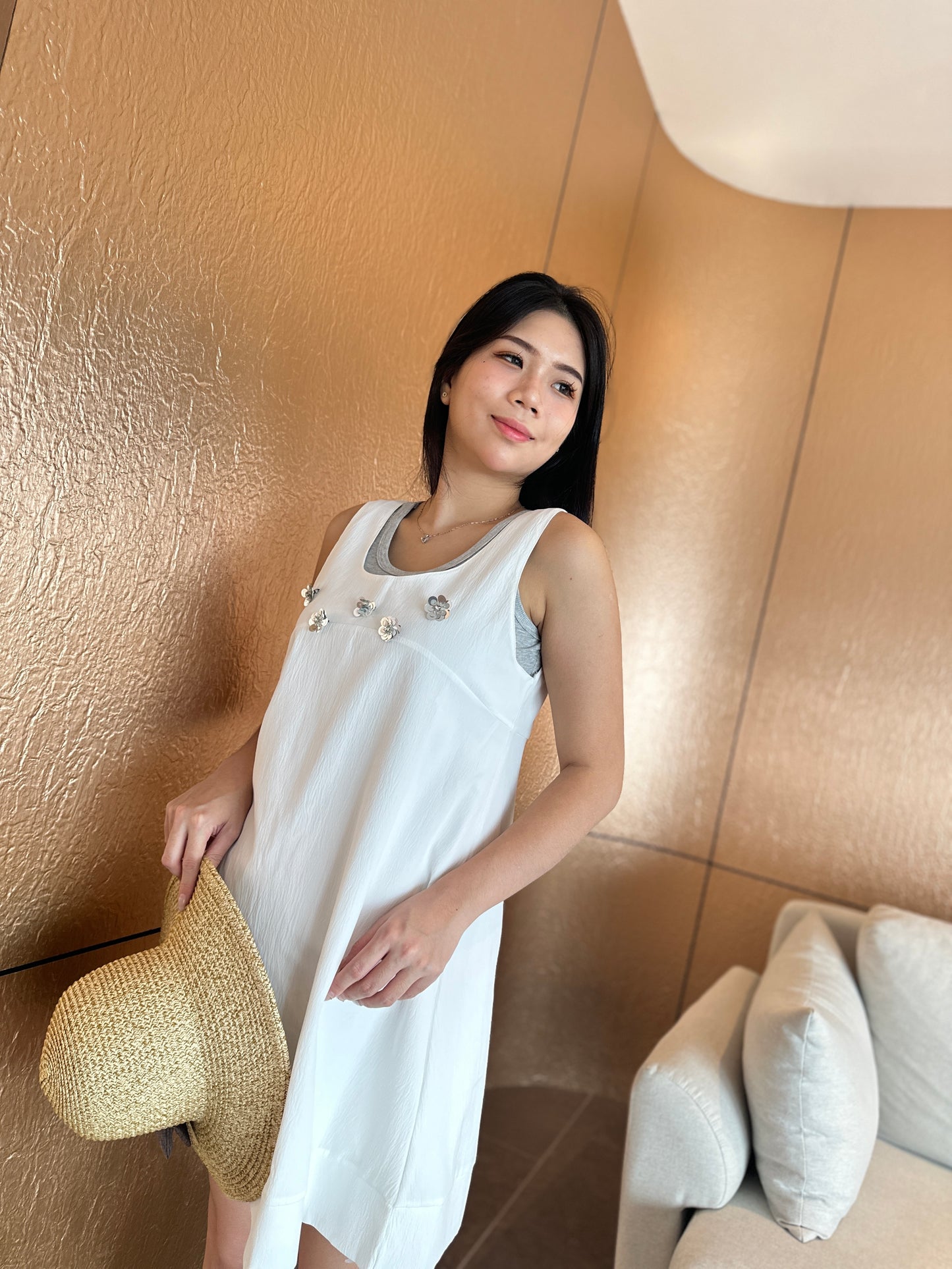 Feeya 2Pcs/Set Loose Dress