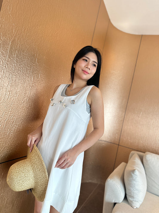 Feeya 2Pcs/Set Loose Dress