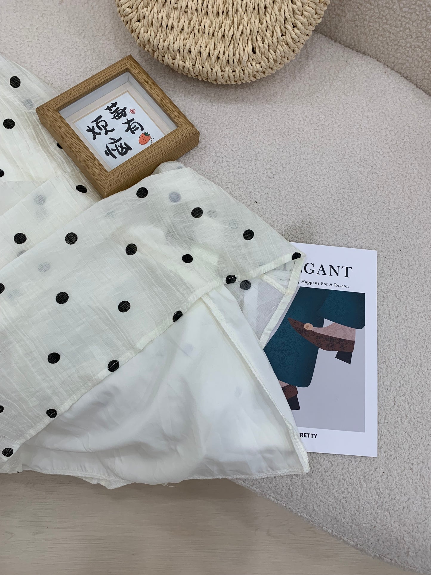 Hazie Polka Flowy Dress