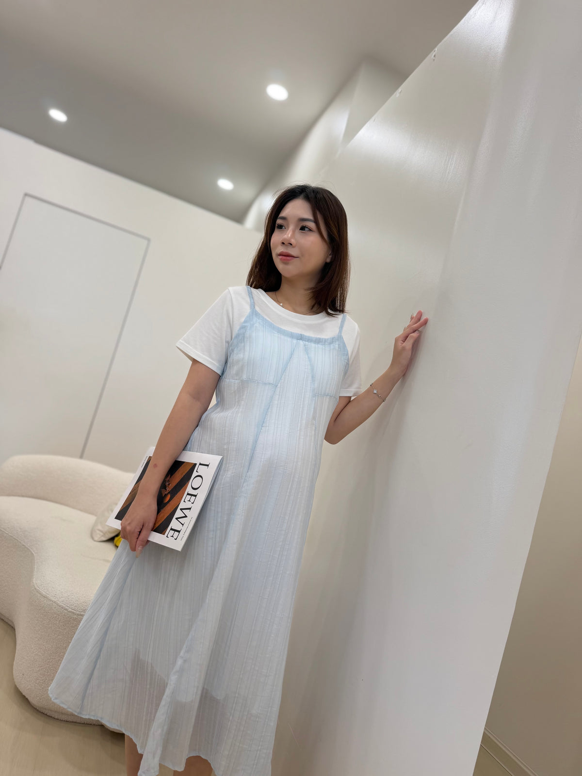 Adriana Two-Piece Look Layered Dress