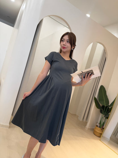 Caelyn Luxe Cotton Flow Dress