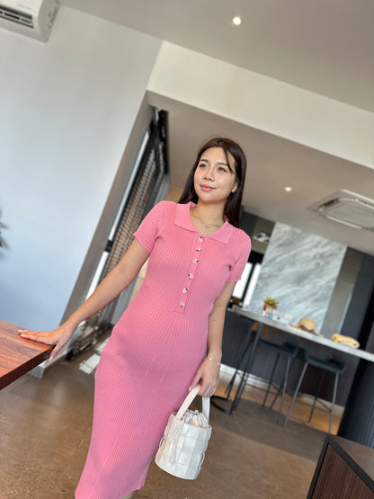 Yuna Knits Fitted Dress