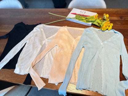 Felice Sheer Cardigan