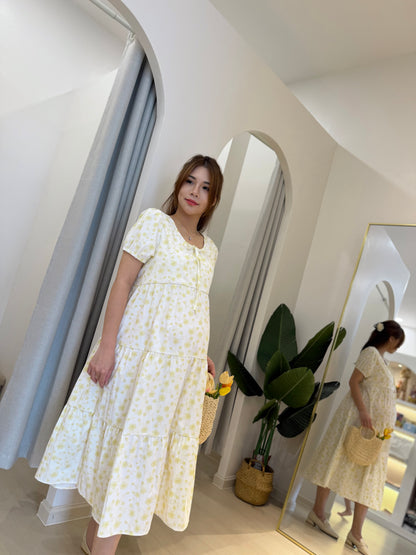 Daisy Floral Midi Dress