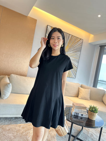 Janus Basic Cotton Flare Dress