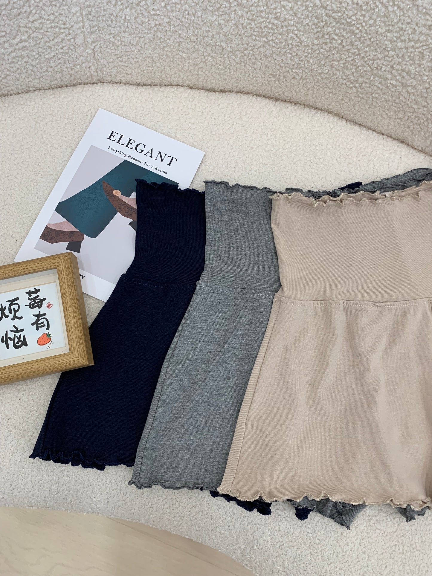 Annelly Premium Soft Flex Modal Shorts