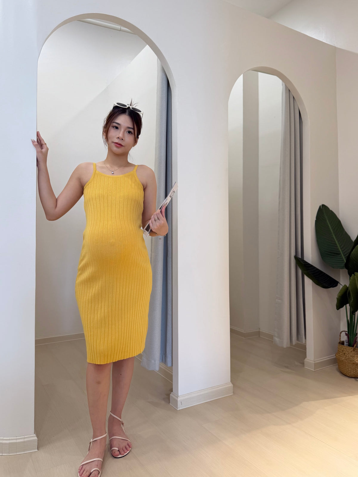 Hettie Ribbed Knit Dress