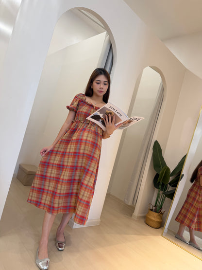 Calista Cottage Midi Dress