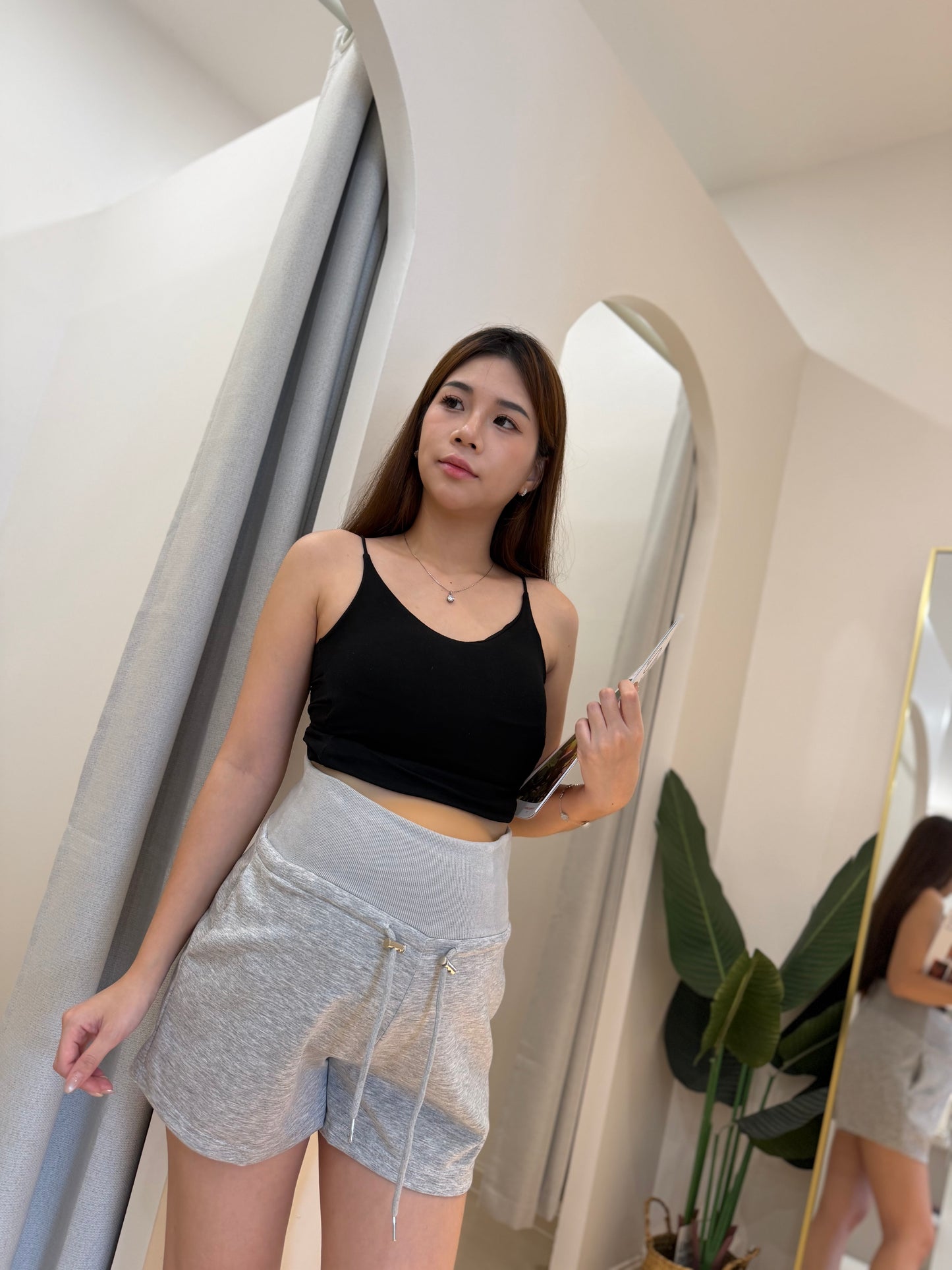 Nayla Cotton Maternity Lounge Shorts