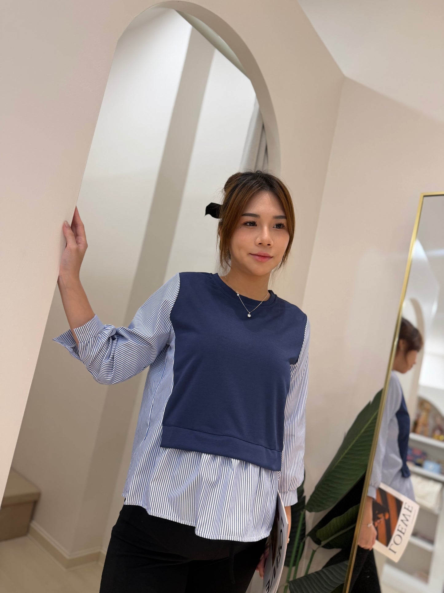 Vania Maternity Layered Blouse