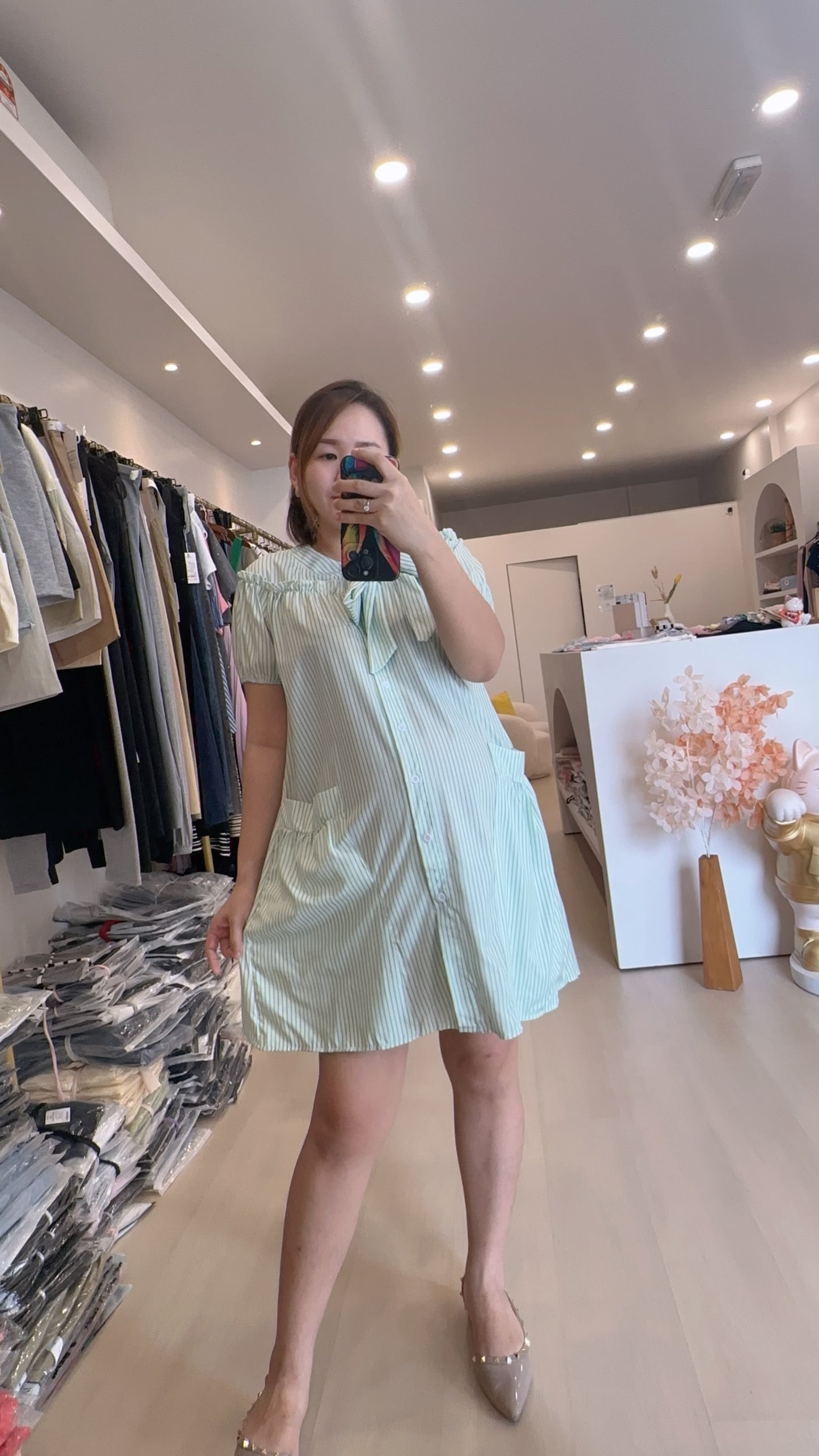 Ziva Stripes Loose Dress