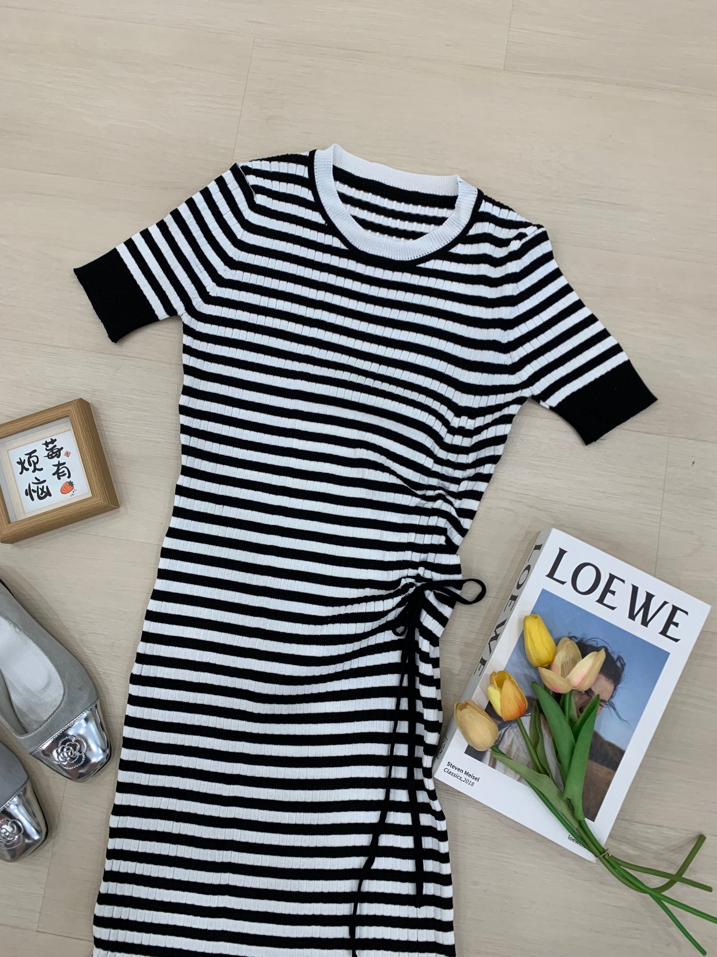 Kaelyn Stripe Knit Dress