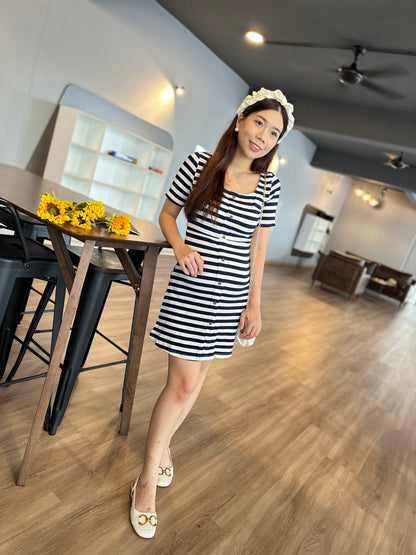 Lovince Lydia Stripes Stretchable Dress