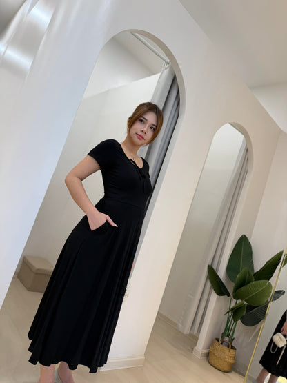 Sophia Fit & Flare Modal Dress