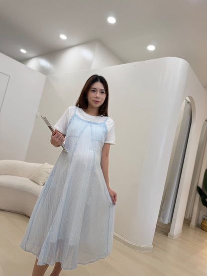 Adriana Two-Piece Look Layered Dress