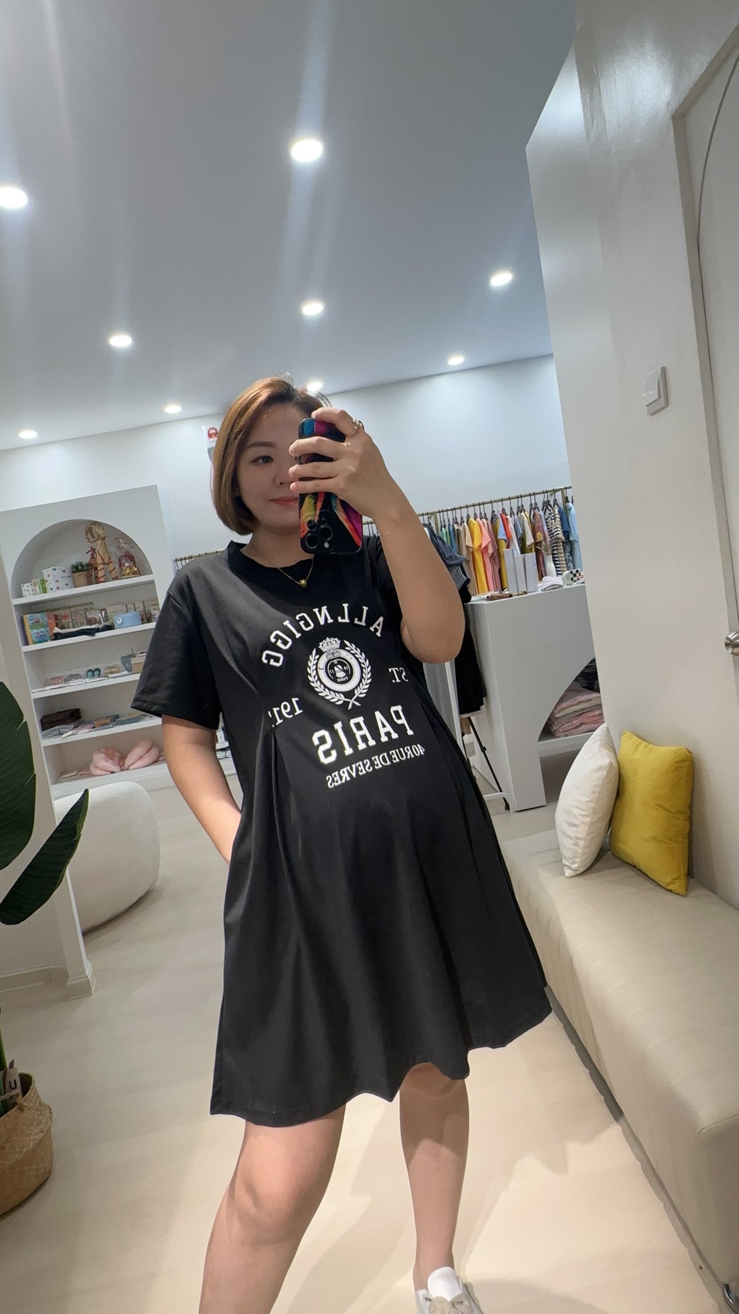 Elle Cotton Sleeved Dress