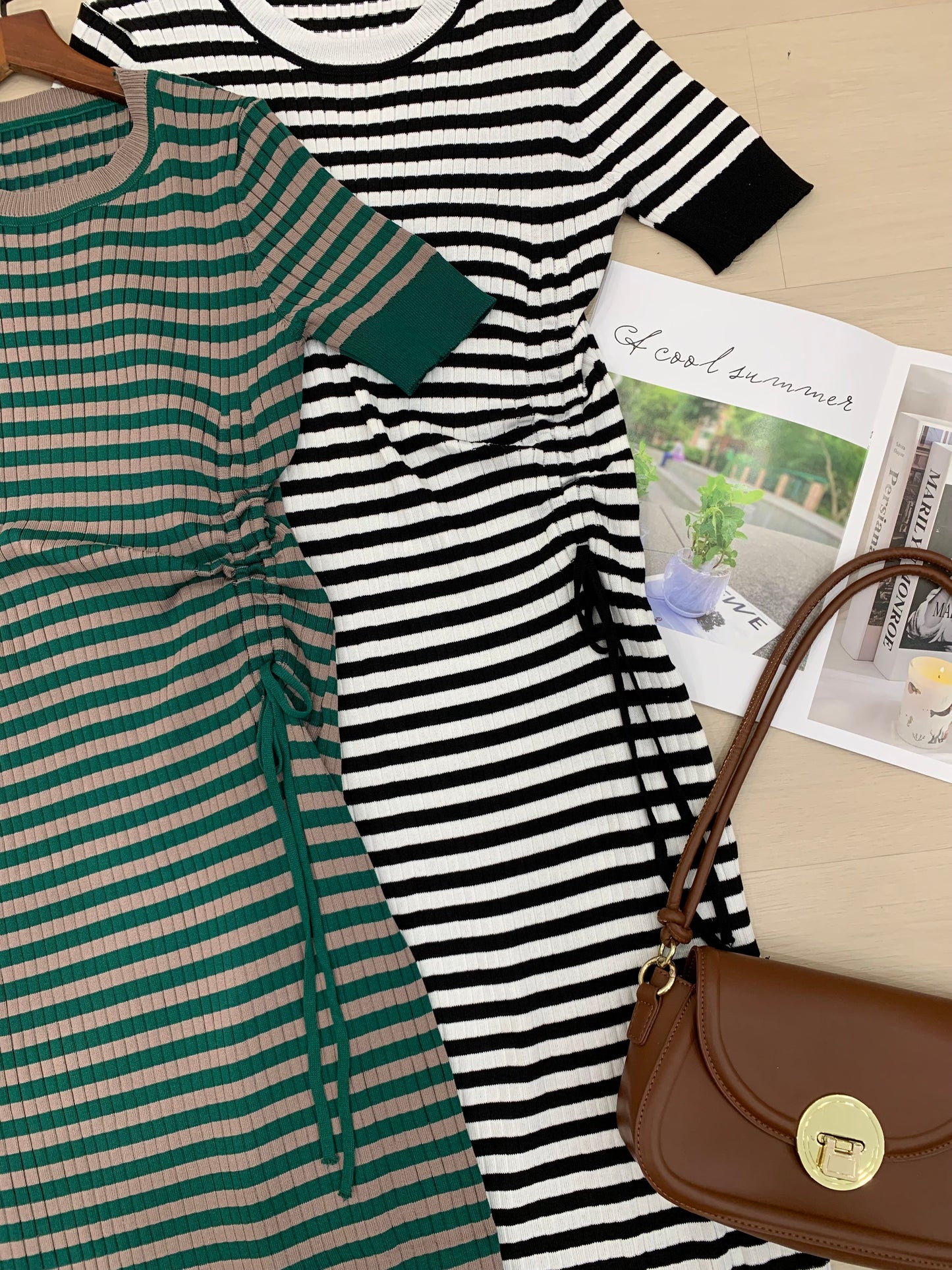 Kaelyn Stripe Knit Dress