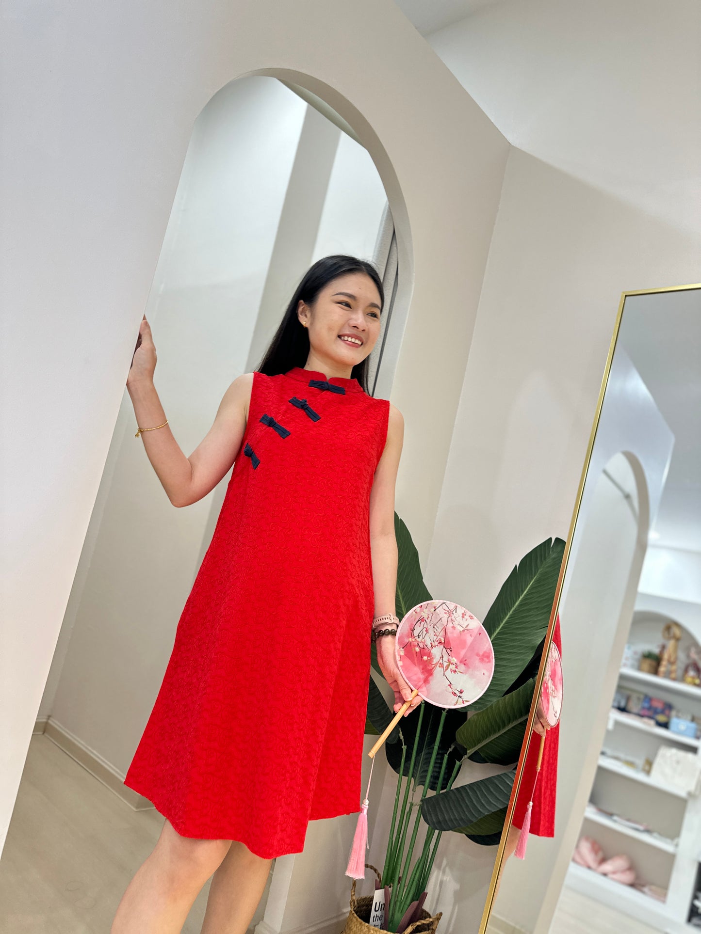 Feliny Red Cheongsam