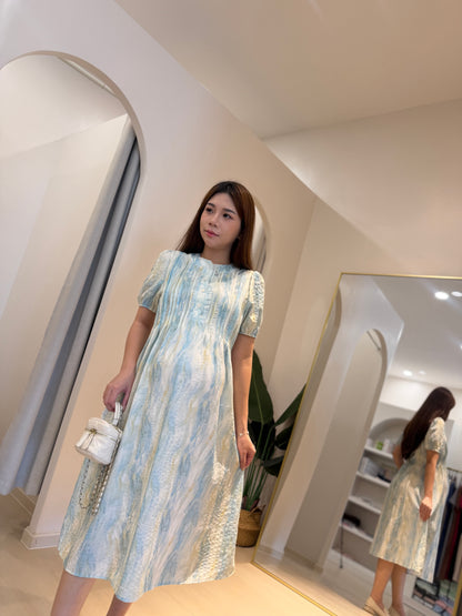 Ellis Airy Flow Chiffon Maxi Dress