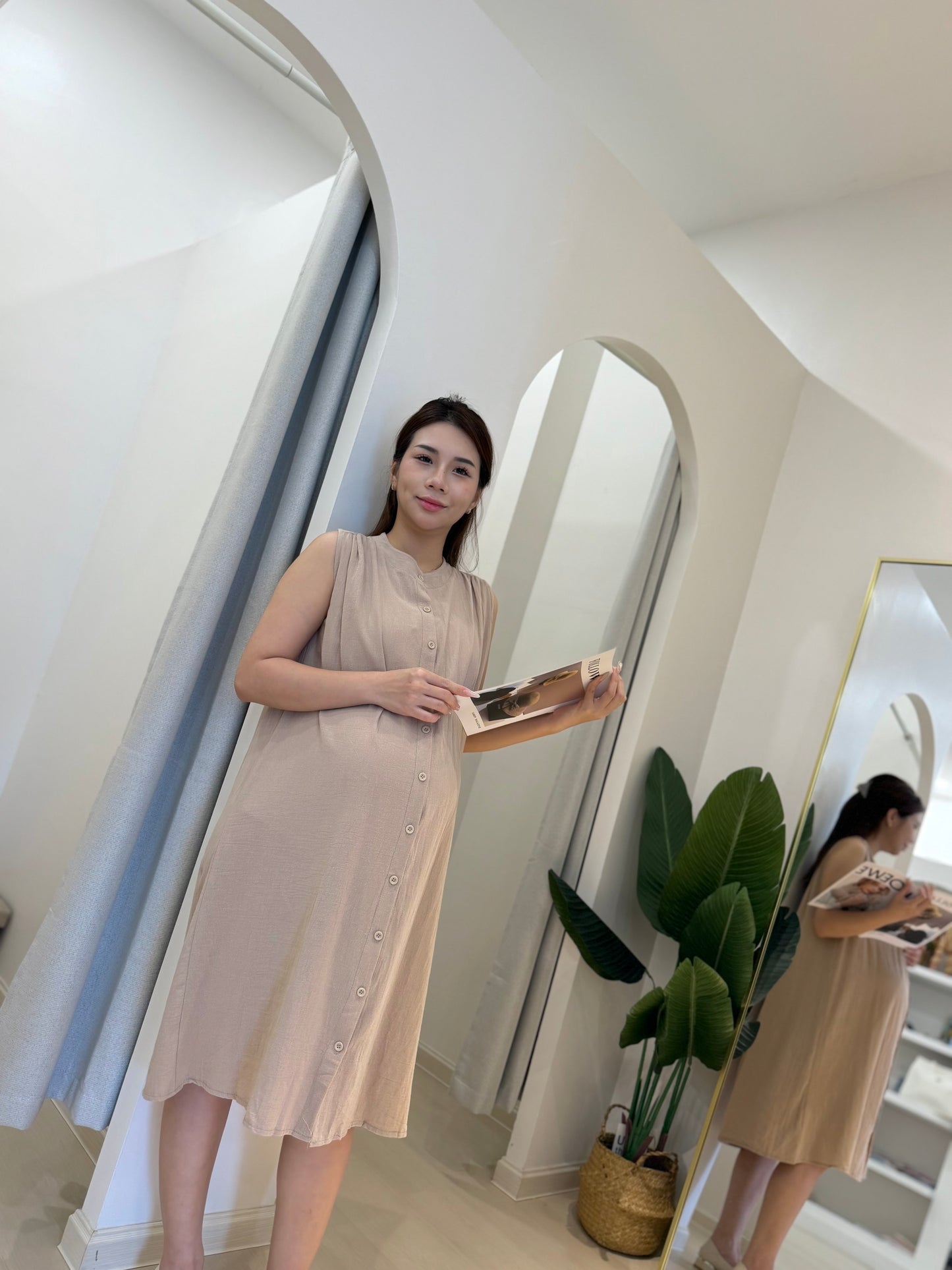 Jayee Sleeveless Summer Dress