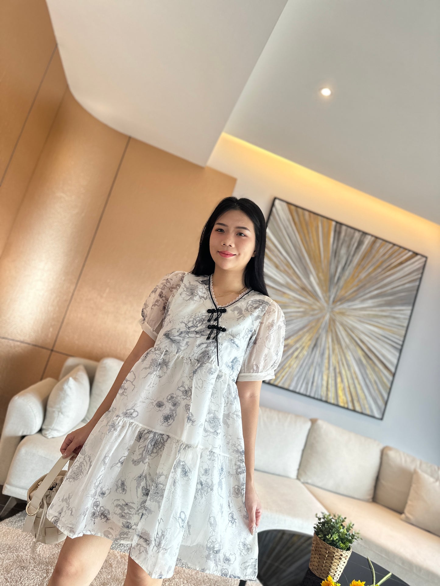 Ada Flare Cheongsam Dress