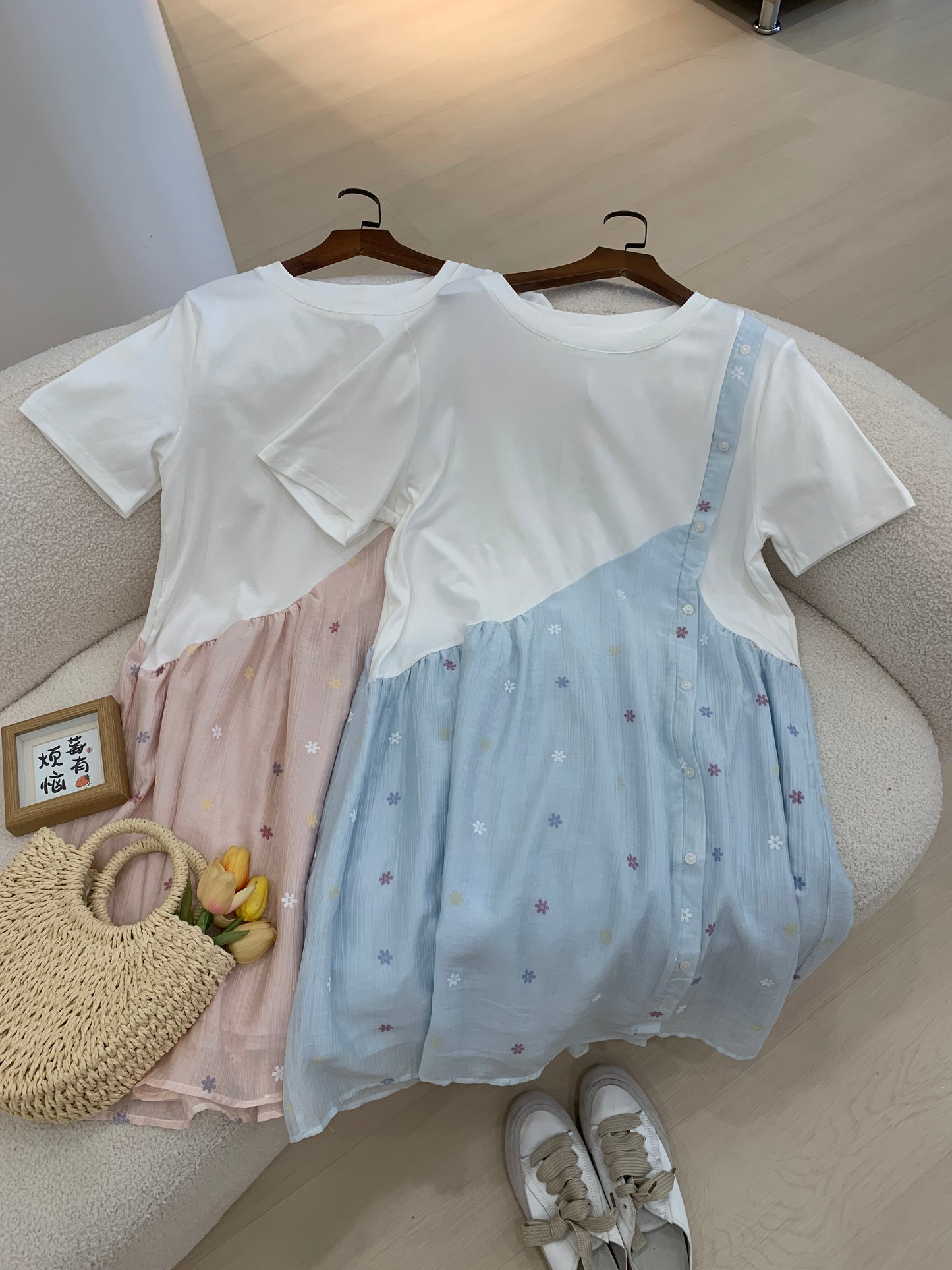 Lennis Glowy Loose Dress