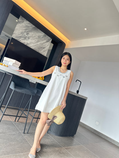 Feeya 2Pcs/Set Loose Dress