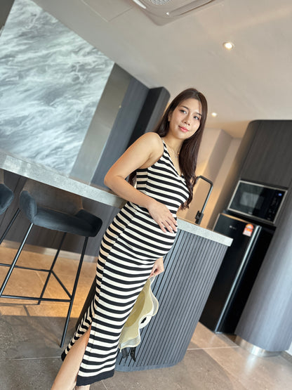 Lizel Stripes Knits Dress