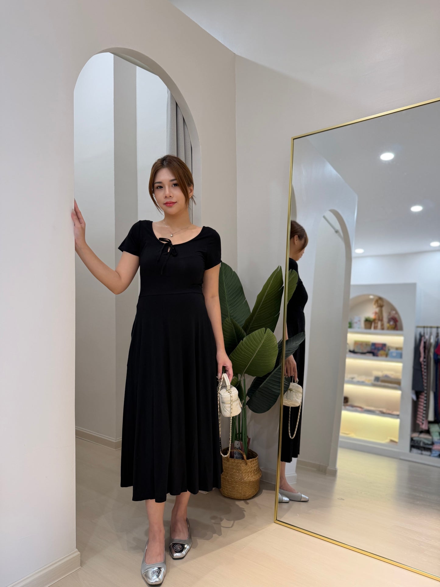 Sophia Fit & Flare Modal Dress