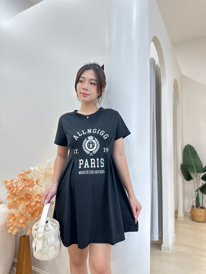 Elle Cotton Sleeved Dress