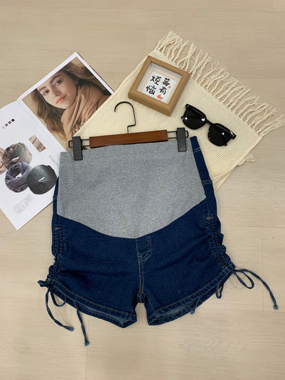 Romy Drawstring Denim Shorts