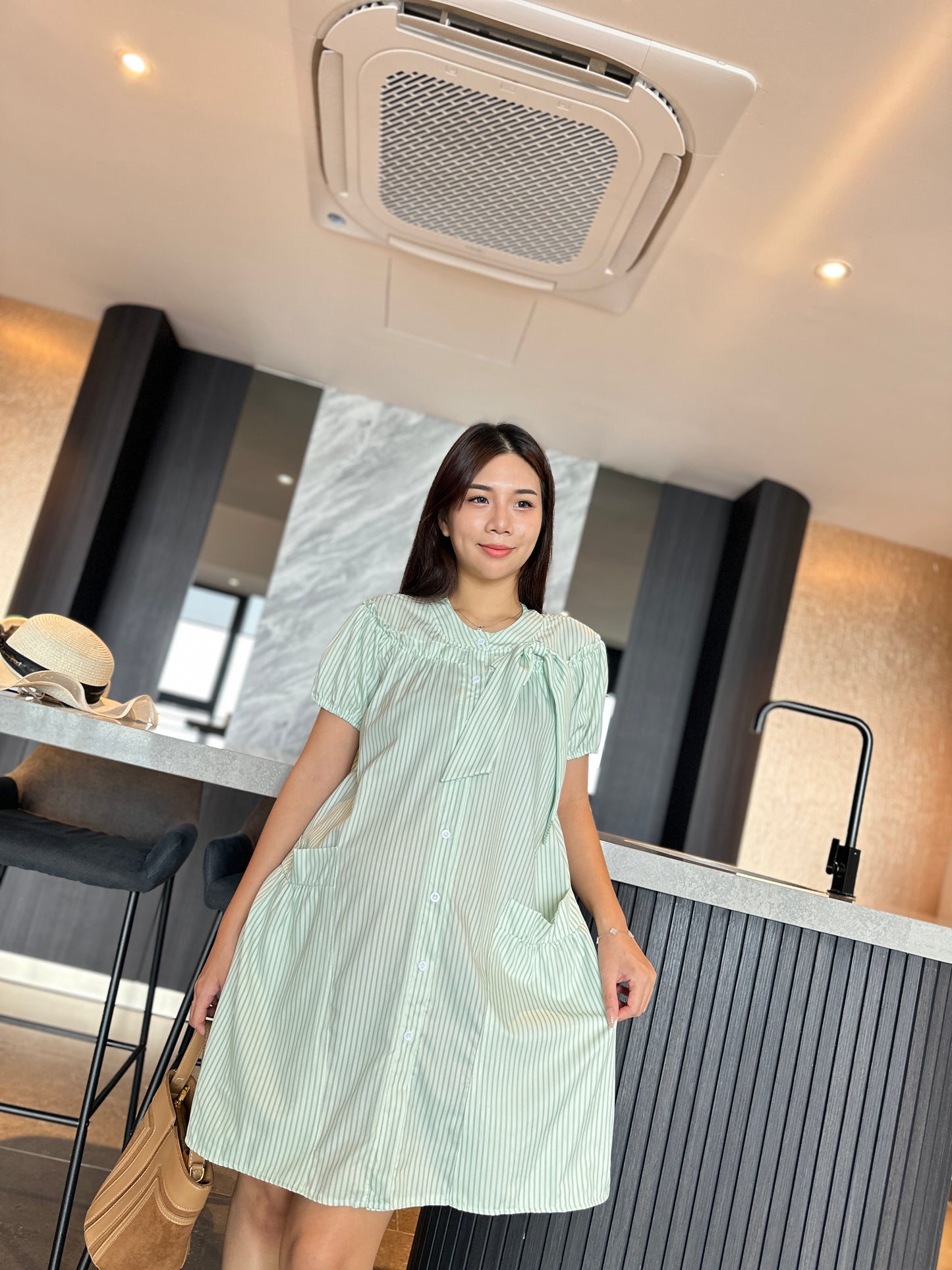 Ziva Stripes Loose Dress