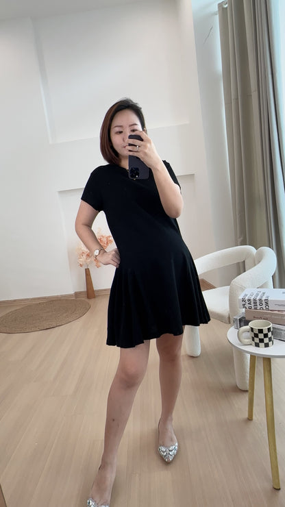 Janus Basic Cotton Flare Dress