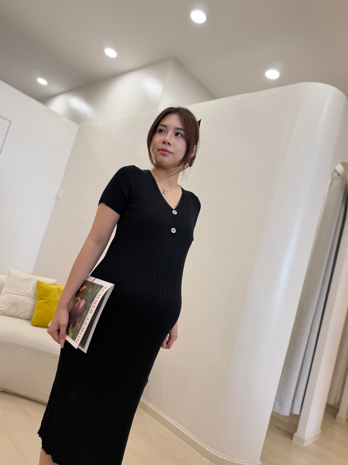 Donna Fitted Knits Dress