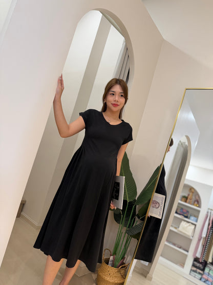 Caelyn Luxe Cotton Flow Dress